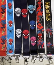 Disney Spider Man Marvel Only SET OF 7 LANYARDS picture