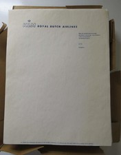 Vintage KLM Royal Dutch Airlines Beverly Hills Letterhead Lot ~300 Unused Sheets picture