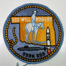 USS Will Rogers SSBN-659 US Navy Naval Ship Military Patch A6 picture