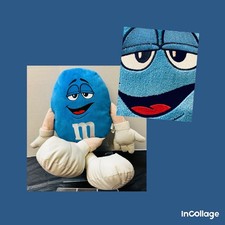 Large Blue  M & M 22” Plush picture