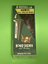 FREE GIFTS🎁Crop Kingz👑Home🏡Grown🇺🇸Plain 30 High Quality Hemp Rolling Papers picture