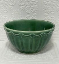 Green Bowl Small Porcelain Ceramic Green 5 Inch diameter Bowl Emerald Green picture