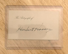 Herbert Hoover Authentic Autograph/Signature - President of the United States picture