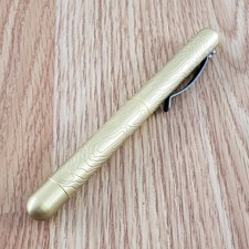 Maratac Embassy Pen Brass One Piece Construction Comes In Plastic Tube picture