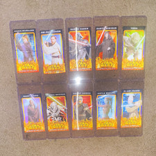 *Only Complete Set* 10/10 Topps 2005 Star Wars Widevision Lenticular Cards-Mint picture