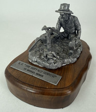 Michael Ricker Pewter Sculpture The Buffalo Hunter picture