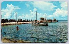 Vintage Mexico Postcard COZUMEL Landing Dock El Embarcadero 1974 picture
