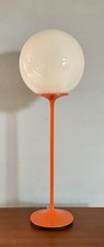 Original Bill Curry Stemlite By Design Line Orange Lollipop Table Lamp MCM 30” picture