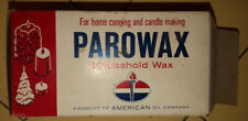 1950’s *New* Parowax Household Wax American Oil Company candle/canning (all) picture