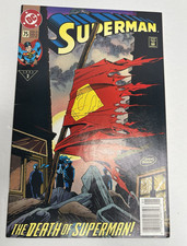 Superman 75 Newsstand Variant NM UNREAD 1993 1st Print Doomsday Death of picture