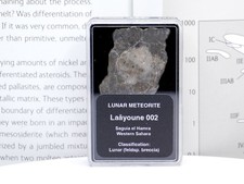 Laâyoune 002 Lunar Meteorite - Authentic Moon Rock, Rare and Certified picture
