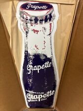Large Vintage 1970's Grapette Grape Soda Pop 42.5