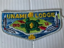 Unami Lodge 1 Treasure Island Large Feathers older OA Flap picture