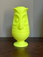 UV Glow Friends Owl Fairy Lamp Tea Light Candle Holder Blacklight Cabinet 7 inch picture