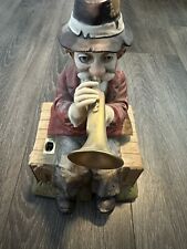 Waco Melody In Motion Willie The Hobo Clown Music Box Trumpet Works picture