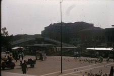 c1960's Kodachrome 35mm Slide Venice Italy Ponte Scalzi Grand Canal Square picture