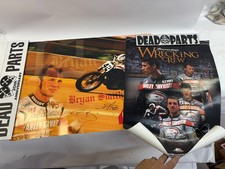 Harley AMA flat track Smith Kenny Joe Jared autographed racing posters LooK picture