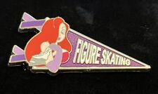 RARE Disney pin Jessica Figure Skating Pennant LE 250 NIP picture