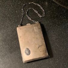 Pi Kappa Alpha PIKE WATROUS STERLING Link Chain Compact Purse & Coin Holder #765 picture