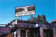 MADISON PARK DINER Postcard - PATERSON NEW JERSEY picture