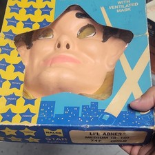 Halco Star Masquerade Costume w/ Ventilated Mask Li'l Abner Med 8-10 #745 picture