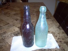 PAIR SCHLITZ & PABST BREWING CO BLOB BEERS  1890S.... picture