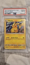 Pikachu PSA 8 Pokemon 2019 S&M Unified Minds SM206 Promo Cosmos Holo Low POP picture