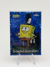 2025 Topps Chrome SpongeBob SquarePants #25 Bubble Refractor 01/99  1ST ON PRINT picture