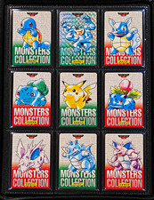 1996 Pokémon Monsters Bandai carddass Collection Japanese 9-Card Lot pikachu picture