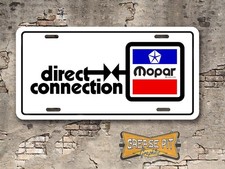 Direct Connection  Mopar Novelty License Plate - Choose Color picture