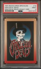 1991 Rockcards Brockum #10 Skull Logo Grateful Dead Legacy PSA 9 Mint picture