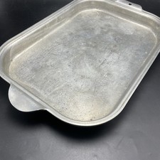 Vtg Wear Ever #918 Heavy Duty Cast Aluminum Roasting Pan Baking Sheet 16x11 USA picture