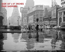 WW2 8x10 Photo New York City NYC NY Times Square Manhattan home 1940s O7883 picture