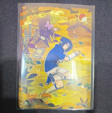 KAYOU Naruto Sasuke Uchiha Hologram Trading Card NRSA01-SE-001L5 2002 picture