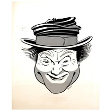 c1960 Press Photo The Red Skelton Show - Freddie the Freeloader Sketch CBS TJ7-1 picture