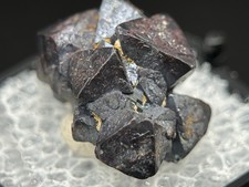 Wonderful group of adamantine metallic red CUPRITE xls from Altai Krai, Russia picture