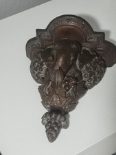 original Antique 1930s Beautiful Ornate Elephant Shelf/sconce Home Decor picture