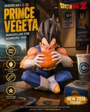 **NEW** Dragon Ball Z Vegeta - Eating Hamburger 5in. (12.5cm) picture