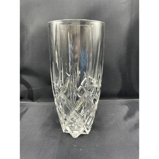 Wedge Cut Diamonds and Lines Hand Crafted 24% Full Lead Crystal 10
