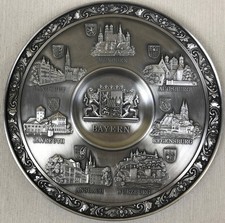 Vintage BAYERN & CITIES Zinn-Becker Stuttgart Pewter 9