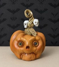 Viral Hallow's Eve Mitch McConnell Bug Eyes Pumpkin Face Halloween Decor picture