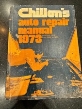 Vintage 1973 Chilton's Auto Repair Manual (American Cars 1966-1973) picture