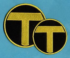 Teen Titans Terra Symbol Embroidered Iron-On Patch: Choice of Sizes picture