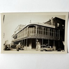 Vintage 1940s Antoine's Restaurant New Orleans French Quarter Street Scene Photo picture