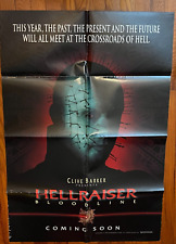 CLIVE BARKER HELLRAISER BLOODLINE Original 1996 1-Sheet Movie Poster picture