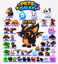 Halloween - Stray Cat Dragon -  Copycat - Jester Dragon - Adopt From Me picture
