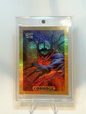 1994 Marvel Masterpieces Carnage Gold Holofoil Limited Edition #2 of 10 NM/MT picture