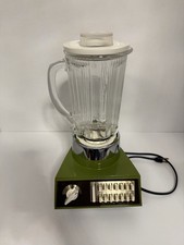 Vintage Waring Futur Series Solid State Blender — Avocado Green — WORKS picture