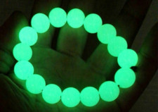 10-14MM natural luminous fluorite / luminous stone bracelet Bangle jewelry AAAA picture