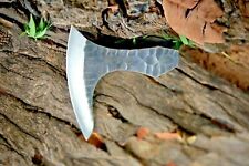 Hand Forged Viking Vintage Hatched Single Bit Head Axe Carbon Steel Blade Axe picture
